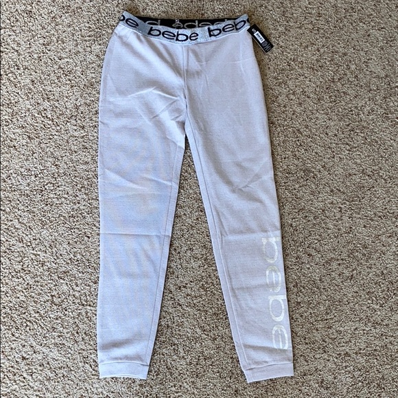 bebe Pants - NWT Bebe sparkly joggers - S